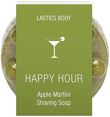 Lastics Body Happy Hour Apple Martini 3-in-1 Shave - Wash - Massage Shaving Soap