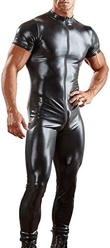 Sexy Outfit for Her Mens zipper Bodysuit Underpants Sexy Lingerie Sleepwear  Siamese sissy Seductive Leopard Lingerie (Black-3, L) price in Saudi Arabia  | Amazon Saudi Arabia | kanbkam