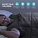 BUZIO Weighted Blanket 15 lbs for Adults (140-190 lbs), Heavy Blanket with OEKO-TEX Standard Cool Cotton and Premium Glass Beads, Same Size as Queen Size Bed (60 x 80 Inches, Grey)