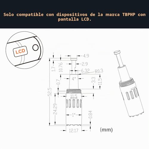 TBPHP 10pcs 36 pin,for Electric (M1/P10/P20/P20RL) Derma Pen