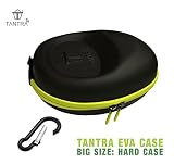 Tantra Universal Smart Headphone EVA Carry Case - Multi Purpose Pocket Storage Travel Organizer Case for Headphone, Pen Drives, Memory Card, Data Cable (Green Black) (Black & Green)