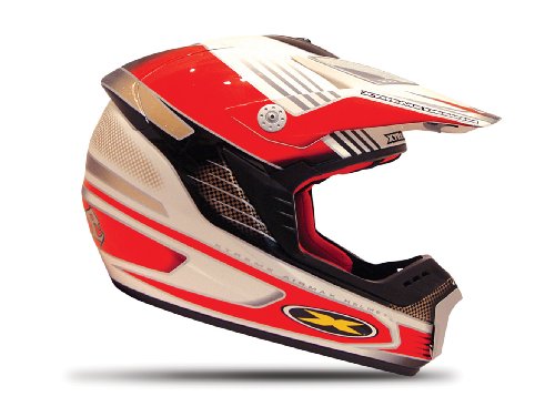 Xtreme Airmax Red/White X-Large Race Off-Road Helmet