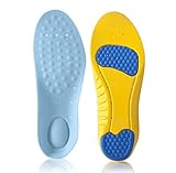 Dr.Koyama Premium Memory Foam Arch Support Shock Absorbing Sports Insoles US men 6-8 women 7.5-9.5