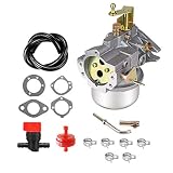 Cnfaner Carburetor for Kohler K321 K341 Cast Iron 14hp 16hp John Deer Tractor Cast Iron Engine Carb with k341 Gasket kit