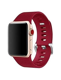Langte correa para reloj Apple 42 mm 38 mm, correa de reloj Apple para reloj serie 3, serie 2, serie 1, deportivo, edición, S   M, M   L