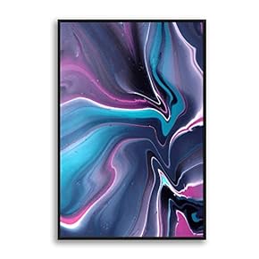 Framed Canvas Wall Art Clouds and Colors Canvas Prints Home Artwork Decoration for Living Room,Bedroom - 16x24 inches
