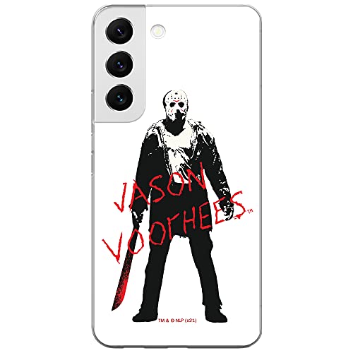 Ert Group Funda para teléfono móvil Samsung S22 Original y con Licencia Oficial de Horror con diseño Friday The 13th 017 Adaptada a la Forma del teléfono móvil, Funda Hecha de TPU