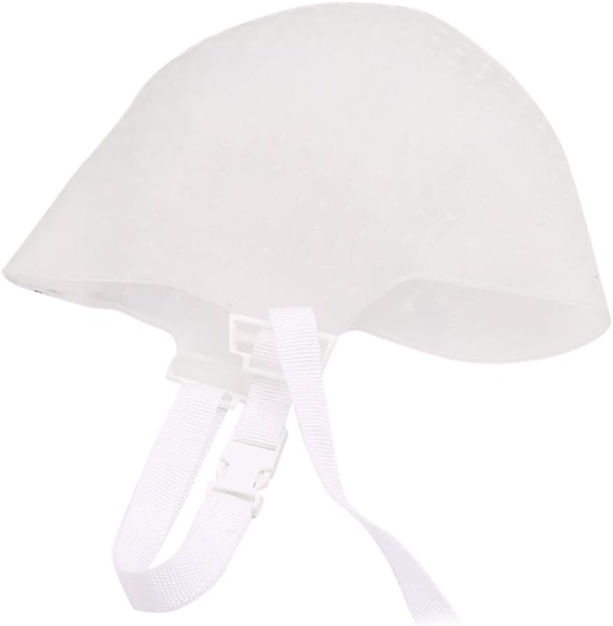FRCOLOR Silicone Highlight Cap Hair Coloring Dye Cap Hair Coloring Tools for Women Girls Dyeing Hair Salon with Needle