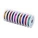 Navifoce Versatile Colorful Bare Copper Wire Making Beading Jewelry Wire,0.3mm,10m Length