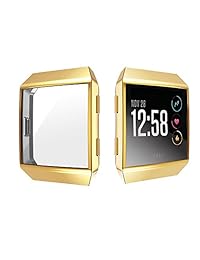 Ubole   Funda protectora de pantalla para Fitbit Ionic (poliuretano termoplástico y poliuretano termoplástico ligero, resistente a los arañazos)