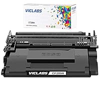 VicLabs Compatible Toner Cartridge Replacement for HP CF289A (NO CHIP) for use in HP Laserjet Enterprise M507 MFP M528 Printer(Black,1-Pack)