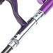 Docooler Fishing Rod Mini Fishing Pole Retractable Pocket Pen with Fishing Reel and Fishing Line (Purple,)