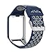 Compatible Tomtom Spark 3 / Runner 2 3 / Golfer 2 Watch Band Replacmenr Silicone Straps Wristband Sport Band for Tomtom Runner 2 3 and Tomtom Spark 3 GPS Fitness Watch (Navy&Gray)