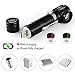 LED Right Angle Flashlight - USB Rechargeable Tactical Mini Flash Light, 90 Degree Pocket-sized Handheld Flashlights, Zoomable High Lumen for Camping, Hiking, Outdoor, Emergencies