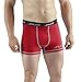Sub Sports Mens Compression Base Layer Boxer Shorts Trunks Briefs Underwear -M Red
