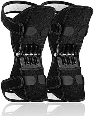 Joint Support Knee Pads Breathable Non-Slip Power Lift Joint Knee Pads Powerful Rebound Spring Force Knee Booster Leg Protector,2pcs