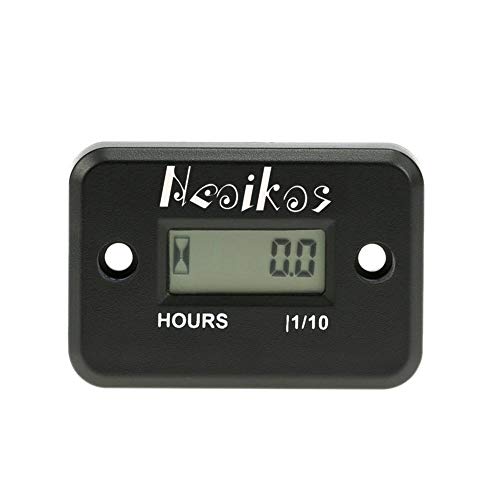 Photo 1 of Neoikos Digital Engine Hour Meter for Mover Lawn Mower Boat Yamaha Ski Dirt Quad Dirt bike Marine ATV Motorcycle Snowmobile Small Engine Generator cropper (Basic Version)