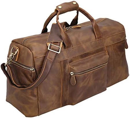 leather weekender