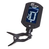 ENO ET-33 Chromatic Tuner Mini Auto Clip Chromatic Tuner Clip for Guitar Bass Violin Ukulele 360 degree Turning