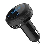 OMOTON Bluetooth FM transmitter[ Smart Car locator][Dual USB car charger][32G SD/TF card music control][Hands-free calling]for iPhone/Samsung/Motorola/LG/Nexus Phones/Tablets Mp3 Mp4 Player