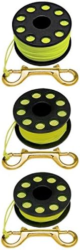 Performance Divers Finger Reel with Brass Clip Wreck Scuba Diving Tech Spool 100 foots