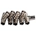 Conwork 5-Pack T-Shape 3 Way BNC Splitter Adapter Jack Plug Coaxial Surveillance Equipment, Female to 2 Female