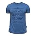 Guinness Men's Blue Cotton St. James's Gate Dublin, Ireland Short Sleeve T-Shirt XL