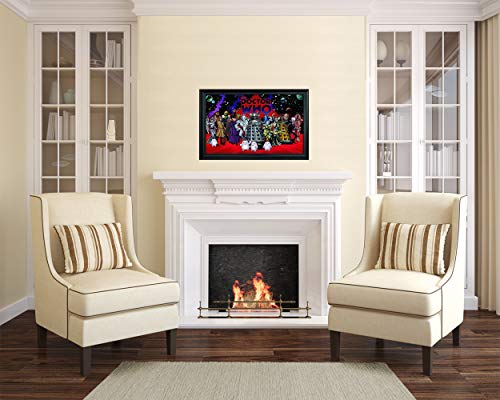 Doctor Who Wall Art Decor Framed Print 36x24 Premium Canvas