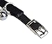 CHUKCHI Soft Velvet Safe Cat Adjustable Collar Bling Diamante with Bells,11 inch for Small Dogs and Cats (Black)