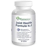 Joint Support Supplement ★ 6-in-1 Formula ★ Glucosamine Sulfate, Chondroitin, MSM, Hyaluronic Acid, Turmeric & Bioperine ★ For Women With Achy Knees, Back, Neck, Shoulders & Inflammation