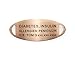 BAIYI Medical Alert ID Bracelet Rose Gold Filled Beads Cuff Wrap Bangle for Women Free Engraving