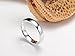 EAMTI 2mm 4mm 6mm 925 Sterling Silver Ring High Polish Plain Dome Wedding Band Comfort Fit Size 3-13