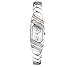 Seiko Women's Tressia Solar Silvertone Watch with Rose Goldtone Highlights and Diamond Accents
