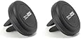 Car Mount, TechMatte MagGrip Air Vent Magnetic Universal Car Mount Holder for Smartphones including iPhone 6, 6S, Galaxy S7, S6 Edge, OnePlus 3 - Black (2 Pack)