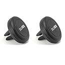 Car Mount, TechMatte MagGrip Air Vent Magnetic Universal Car Mount Holder for Smartphones including iPhone 6, 6S, Galaxy S7, S6 Edge, OnePlus 3 - Black (2 Pack)