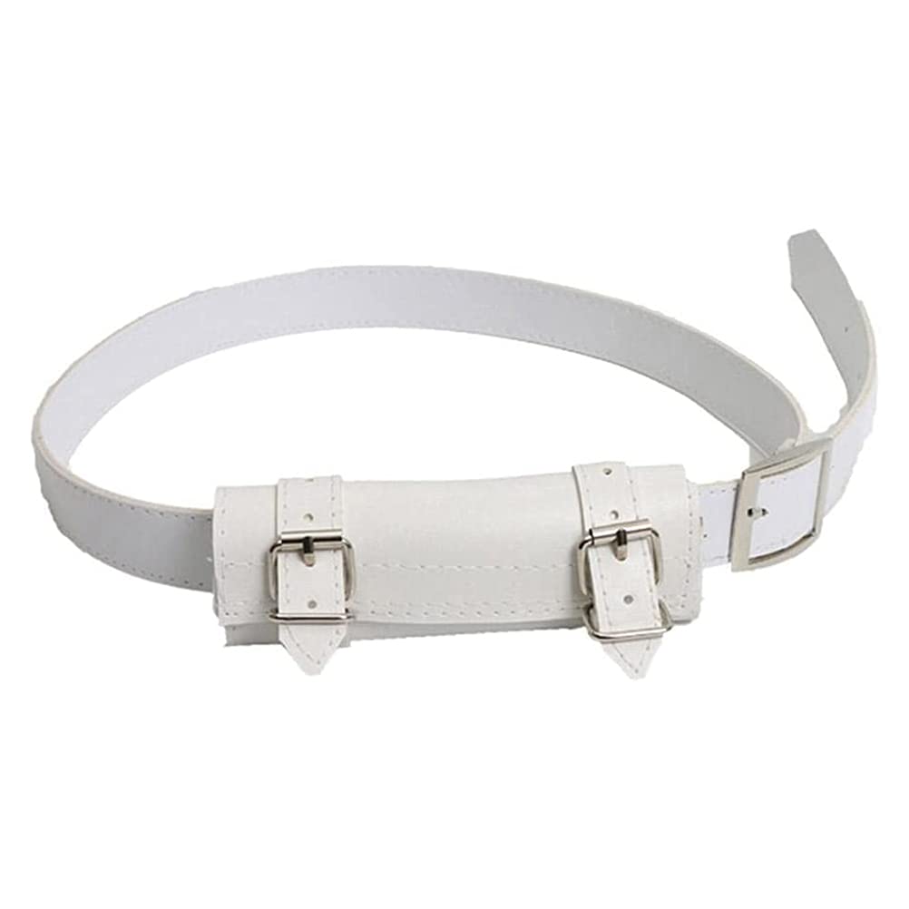 Hosuho Unisex PU Leather Rapier Scabbard Holder Belt Waist Sheath Medieval Sword Holster Knight Battle Weapon Rapier Ring Belt Strap Holster Costume Sword Belt Cosplay Props