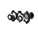 heytech Fidget Spinner Fidget Toy Bat Style EDC High Speed Ceramic Bearing ADHD Toy Autism Toy(Black)