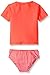 Osh Kosh Girls' Butterfly Short Sleeve Rash Guard Set