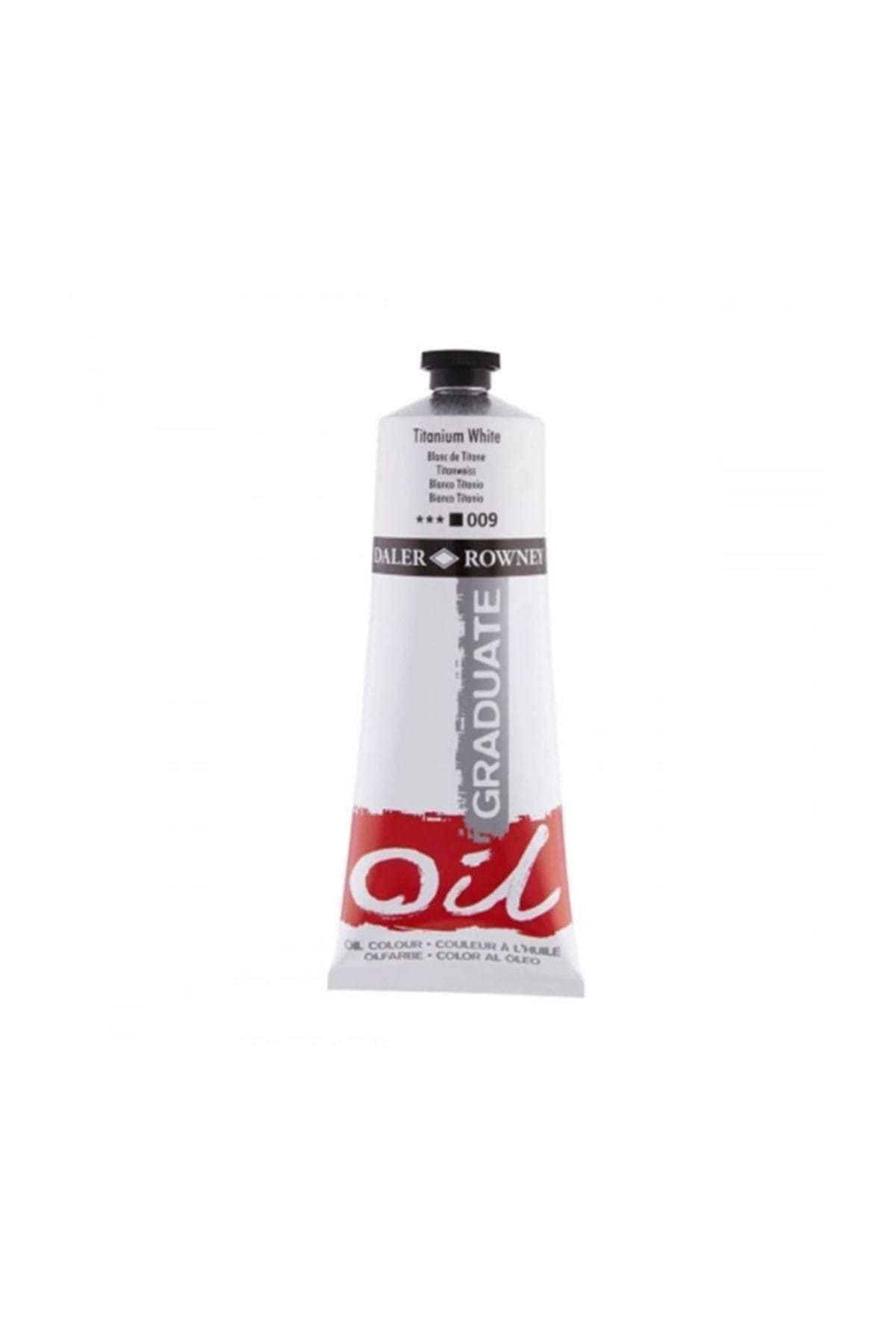 Daler-Rowney Graduate Oil Paint, Aluminium Tube, 6.76oz - 200 ml, Titanium White