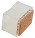 Cool Home Transparent Silicone Chair Leg Caps Felt Pads Furniture Pad Chair Leg Floor Protectors (Pack of 8, Rectangular 1-7/8