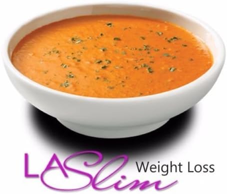 20 VLCD Diet Soups, Meal Replacement, for Fast Weight Loss, for Men and Women, Ultra Convenient for Rapid Results + Free LA Slim Diet Shake Sample + Free Rapid Weight Loss Program by LA Slim