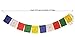 Juccini Tibetan Tranquil Wind Horse Lungta Prayer Flags - Buddhist Flags (Small-Pack of 50(6