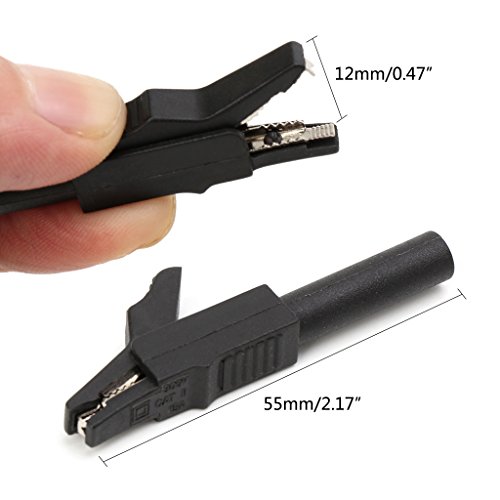 Kangnice 8pc Multifunction Probe Test Lead Cable Clip Needle Set Multimeter Accessory Kit