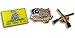 Patriotic American Right to Bear Arms 3-Piece Lapel or Hat Pin & Tie Tack Set with Clutch Back by Novel Merk
