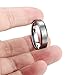 Tungary Jewelry Tungsten Carbide Rings for Men Women Wedding Engagement Band Promise Brushed 6mm Size 6-14 2 Pcs a Set