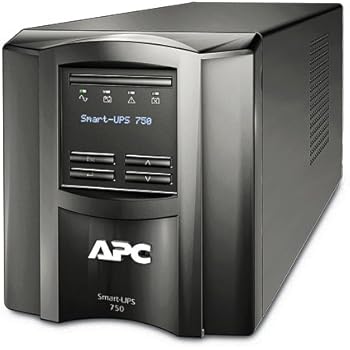 APC Smart-UPS 750VA UPS Battery Backup with Pure Sine Wave Output (SMT750)