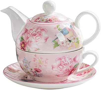 Bone China Tea For One Teapot And Server Set For One Teapot Cup And Saucer Set Teapot Tea For One B Hamster Teapot And Cup Teaforone Elephant Buy Online At Best Price In Uae