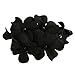 Coromose Women Handmade Flower Banana Barrette Hair Clip Hair Pin Claw (Black)