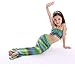 PGXT Girl Kids Mermaid Tail Bikini Bathing 3PCS Swimsuit Beach SwimWear