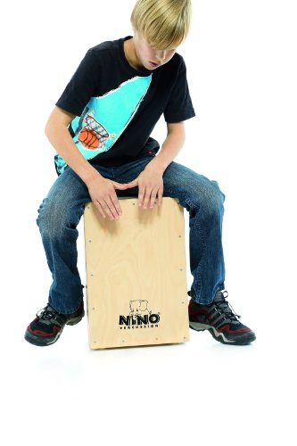 Nino Percussion NINO952 17.75-Inch Birch Cajon, Natural Finish